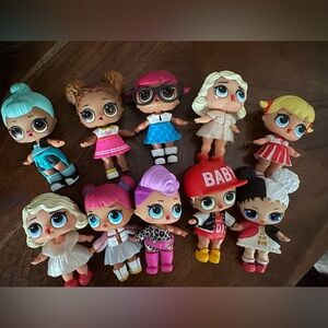 Lot of 10 LOL dolls by L.O.L. Surprise
